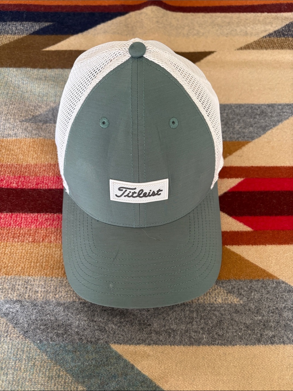 Titleist Sage Green and White Trucker Hat